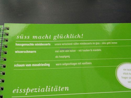 menu photo at Schlosschen in Traben Trarbach