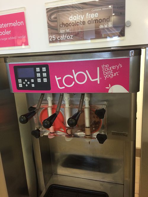 chocolate almond today at TCBY in Victor