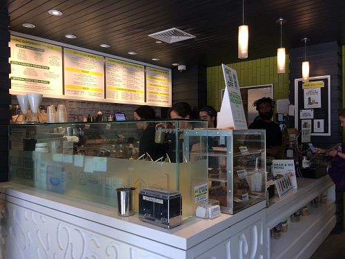 Freshly made smoothies, bowls  at Earthbar - Mission District in San Francisco