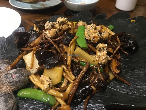 mixed mushrooms at Yihua Yiye in Chongqing