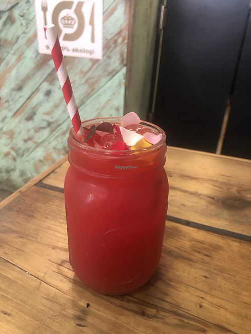 Watermelon and mint at The Organic Boho in Copenhagen