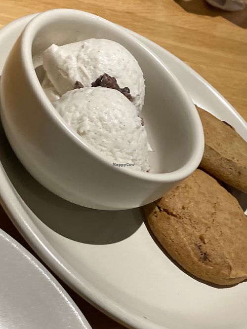 Cookies  and ice cream  at True Food Kitchen in Bethesda