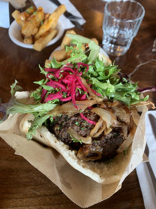   at Chickpea Restaurant in Vancouver