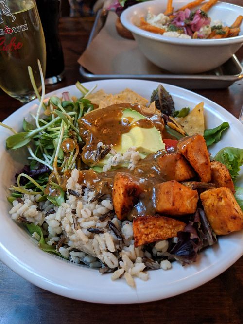 Tex Mex Salad at Chic Shack in Quebec