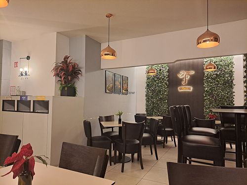 Interior (upstairs) at Fari's in Ljubljana