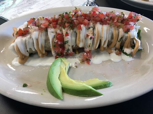 Buritto, oil free at Herbivoro in Portland