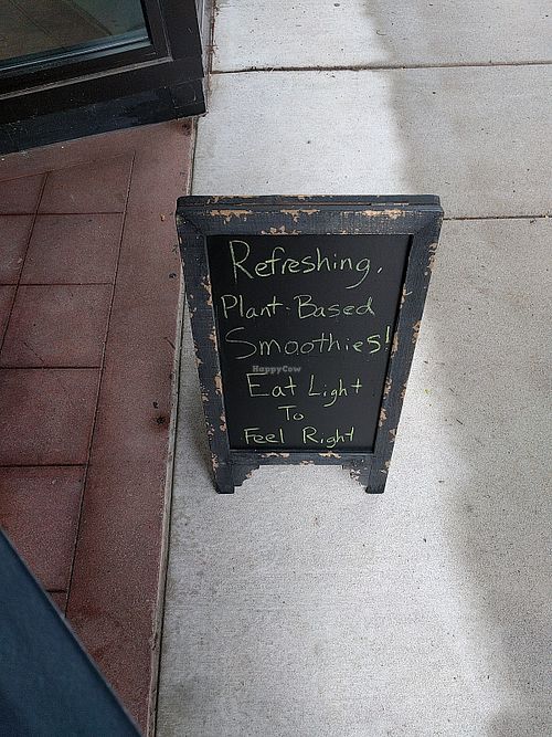 signage at Healthy Harvest Urban Farms & Cafe in Rock Island