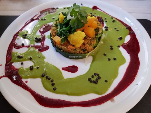 Millet main dish at Annadata in Saint-malo