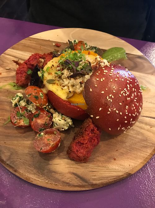 The burger at Handsome Her in Brunswick