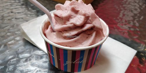 Frozen tofu at Glacier Aberdeen in Quebec