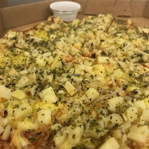 Palmito pizza (take out) at Edi Sabor Natural in Manaus