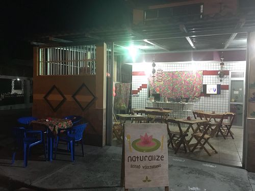 Front of restaurant at Naturalize Bistro Vegetariano in Manaus