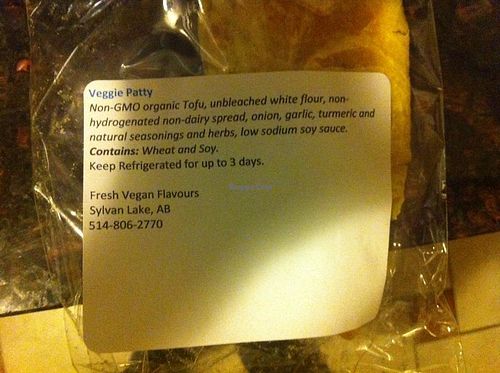 Tofu hot pocket  at Fresh Vegan Flavour in Sylvan Lake