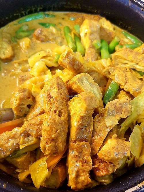 buffet dish - vegetables curry  at Crystal Vegetarian - Blk 408 AMK in Northeast Singapore