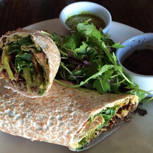 Oyster Mushroom Doner Kebab at Elf Cafe in Los Angeles