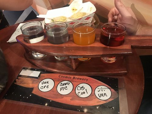 Soda flights at Cosmic Brewery in Torrance