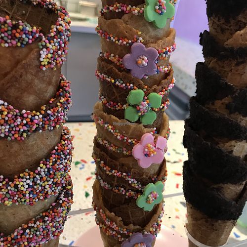 Vegan gelato cones  at Kynd Community - Seminyak in Seminyak