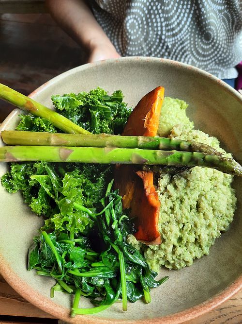 Green Buddha Bowl at Buddha Bowl Cafe in Newtown