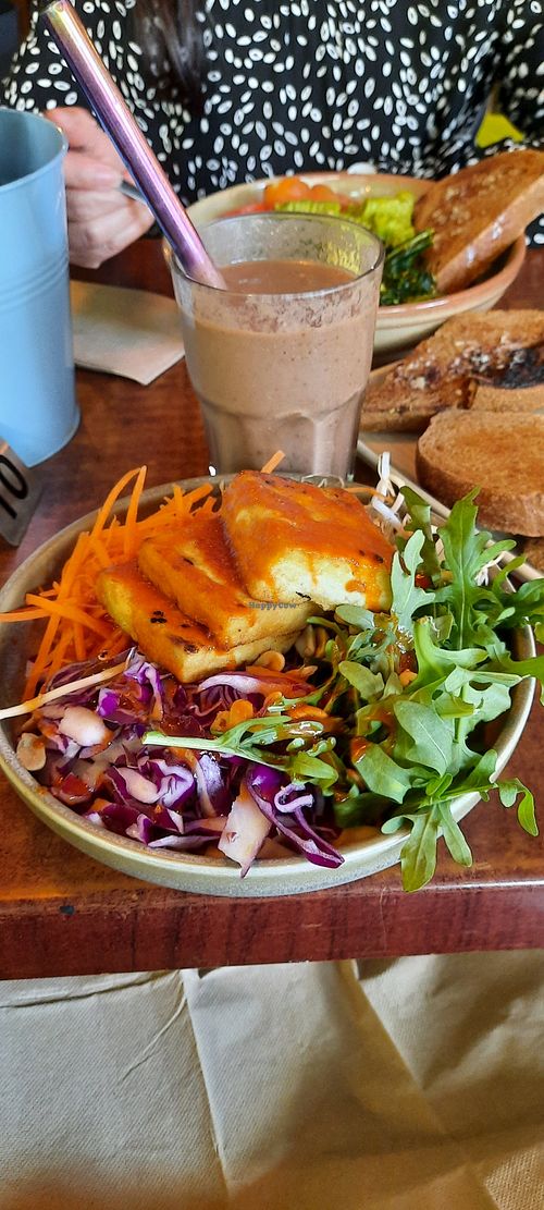 Tofu at Buddha Bowl Cafe in Newtown