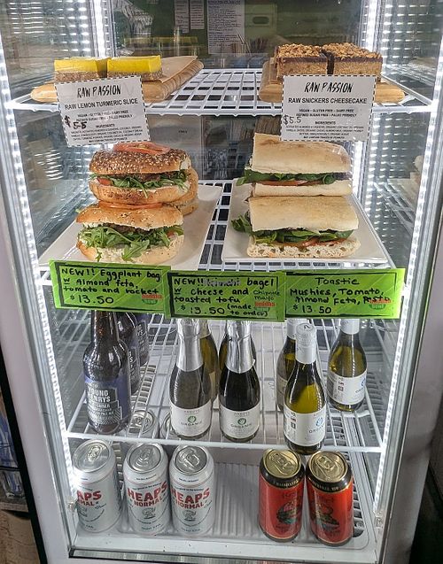 Bunwiches, bagels at Buddha Bowl Cafe in Newtown