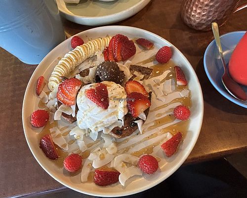 French toast  at Buddha Bowl Cafe in Newtown