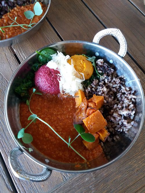 Classic bowl at Buddha Bowl Cafe in Newtown