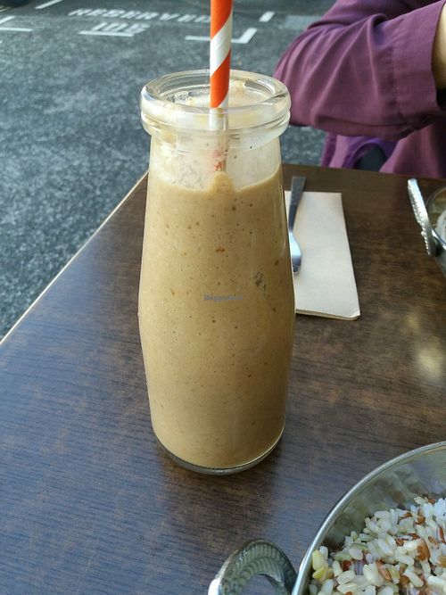 Choc smoothie at Buddha Bowl Cafe in Newtown