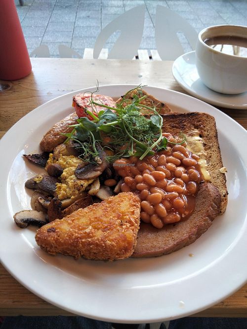 Vegan breakfast. at Cafe Thrive in Southampton