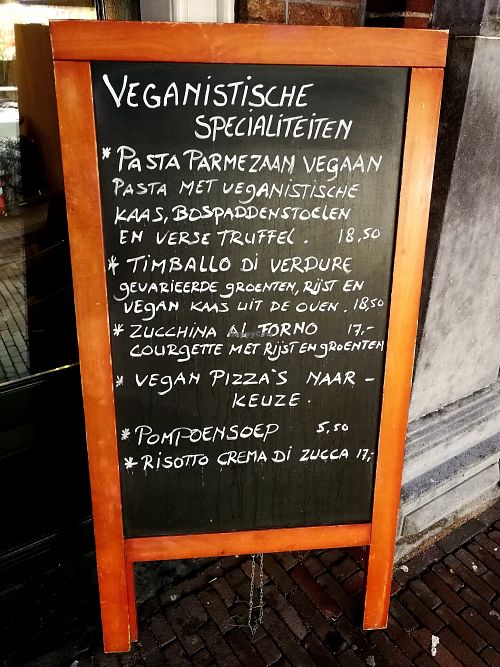Part of the vegan menu.  at Gaspare Ristorante Pizzeria in Leiden