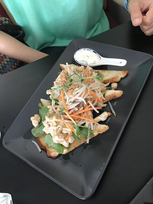 Chickpea salad  at Veginity in Dublin