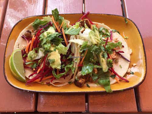 vegan tacos  at Trippy Taco in Fitzroy