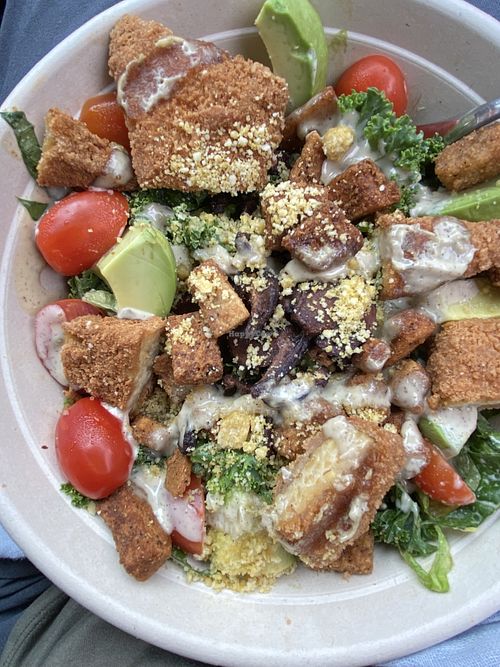 Kale Caesar with chickn   at Beatnic - Providence in Providence