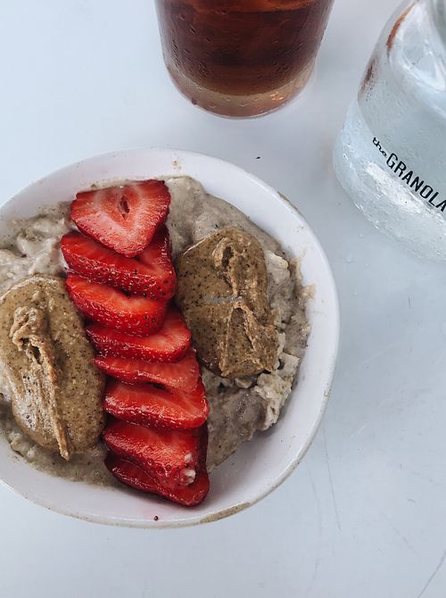 Overnight oats  at The Granola Bar in Westport