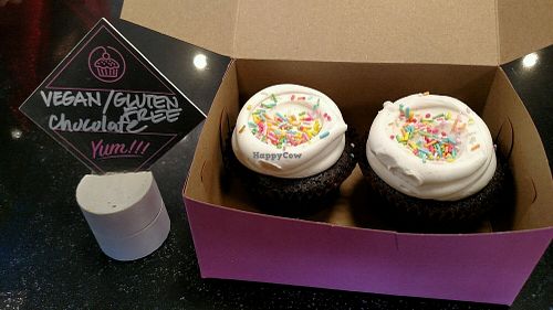 (not gluten free, just vegan) at Sweetville featuring Designer Desserts in Schererville