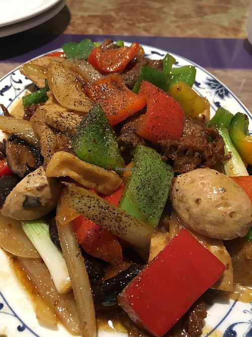 Kung Pao Combination  at Seattle Lotus Vegetarian in Seattle