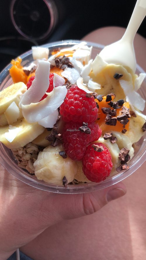 First bowl on the menu  at Paia Bowls in Paia