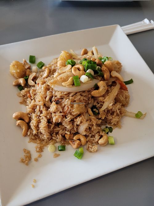 Pineapple cashew fried rice at Five Star Thai Cuisine in Crown Point