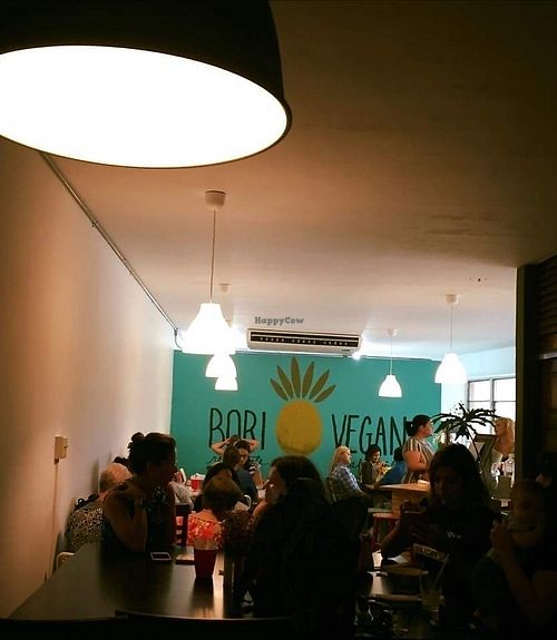 Second floor location overlooking stop 18 at Bori Vegan in Guaynabo
