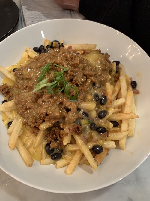 Chili cheese fries   at P.S. Kitchen in New York City