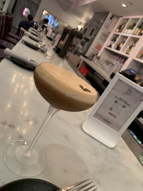 Espresso martini   at P.S. Kitchen in New York City