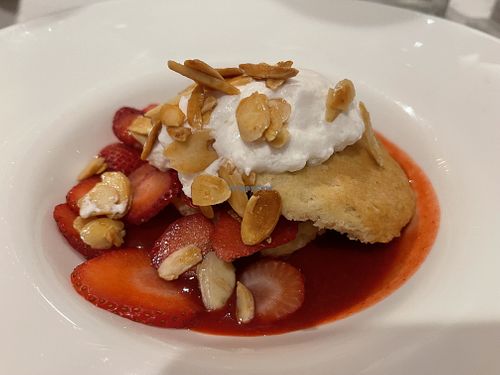 Strawberry shortcake   at P.S. Kitchen in New York City