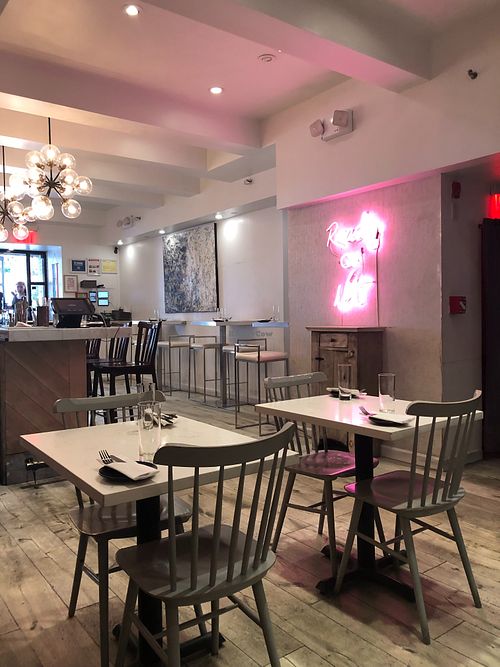 restaurant interior at P.S. Kitchen in New York City