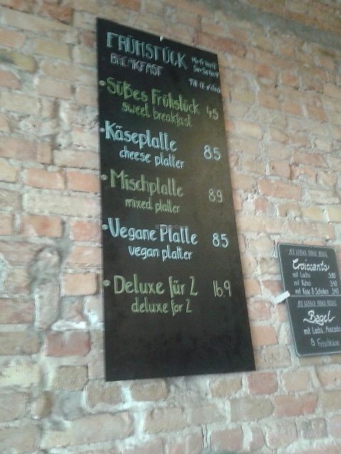 Vegan breakfast option at Milch&Zucker in Berlin