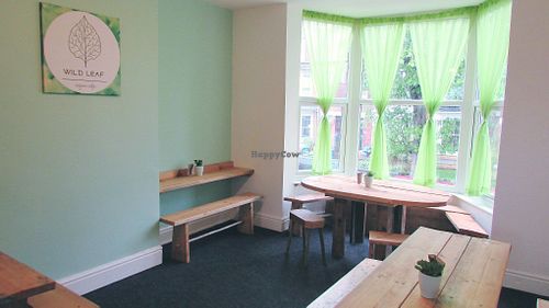 Inside Wild Leaf at Wild Leaf Vegan Cafe in Sheffield