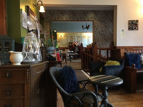 Lovely and cosy inside at The Butterfly House at The Torrs in New Mills