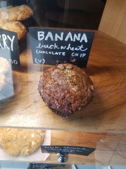 Muffin at Ultra Coffeebar in Asheville