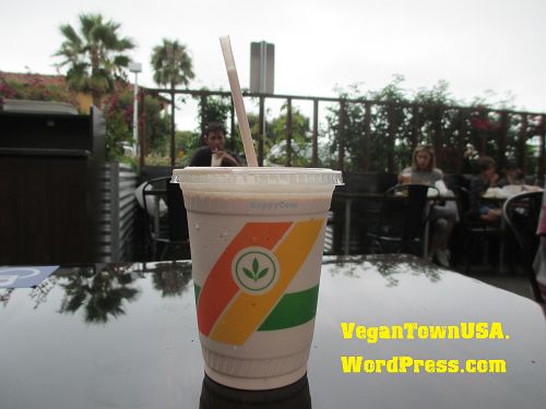 #Vegan chocolate shake. Yum. at Plant Power Fast Food - Encinitas in Encinitas