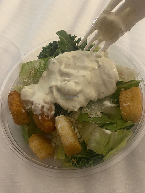Vegan Caesar Salad Dressing 🤭  at Plant Power Fast Food - Encinitas in Encinitas