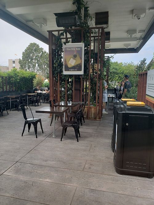 Outdoor seating. at Plant Power Fast Food - Encinitas in Encinitas