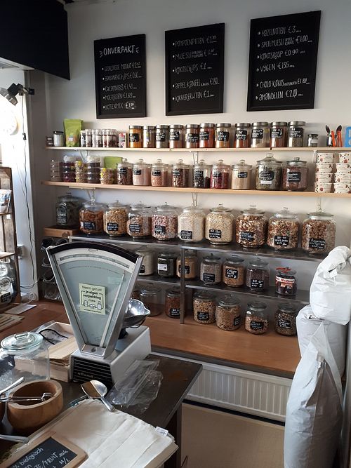 No packaging products at Mimint Bio Market in Arnhem